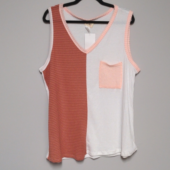 NWT Bibi Waffle knit Tank